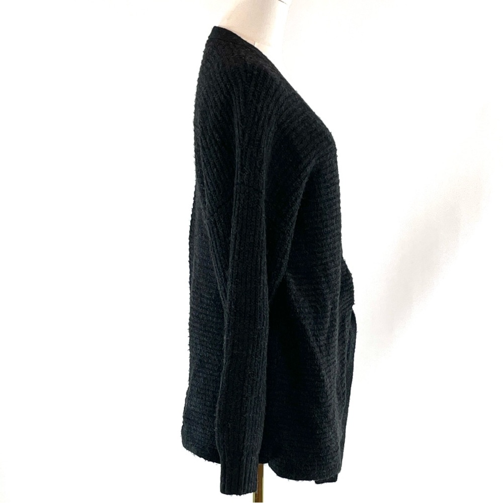 Love, Whit by Whitney Port, Side Tie Sweater in Dark Gray, M - Picture 5 of 9